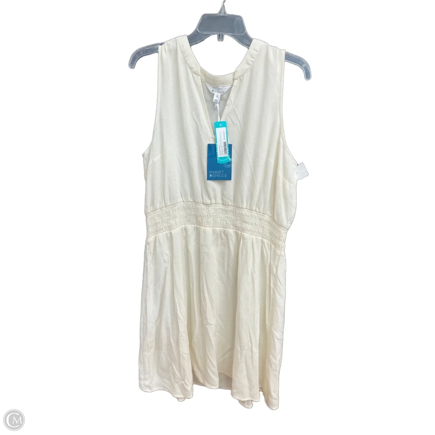 Dress Casual Midi By Market & Spruce In Cream, Size: Xl