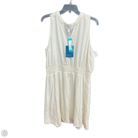 Dress Casual Midi By Market & Spruce In Cream, Size: Xl