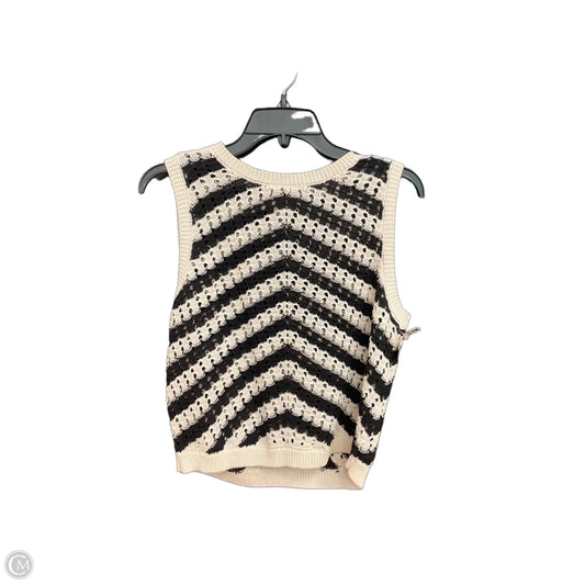 Top Sleeveless By A New Day In Black & White, Size: S