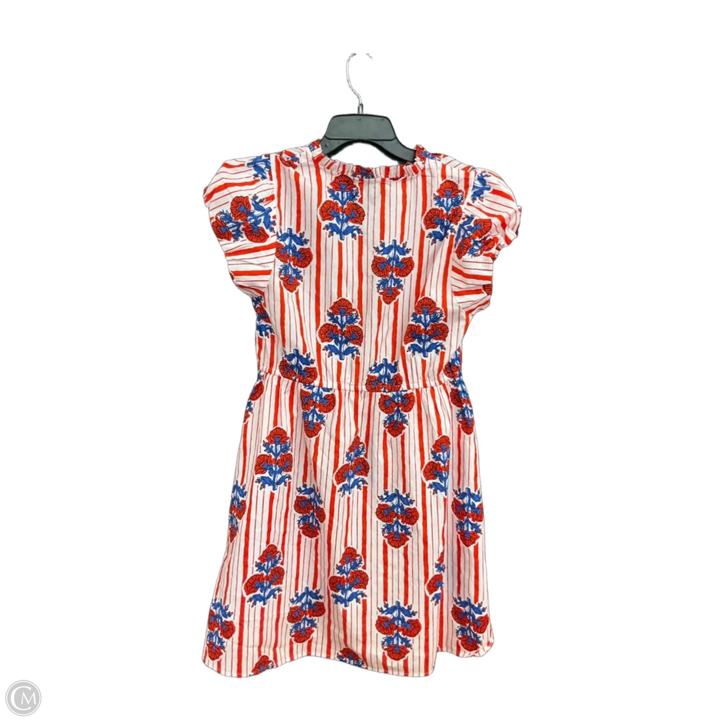 Dress Casual Short By J. Crew In Blue Red & White, Size: M