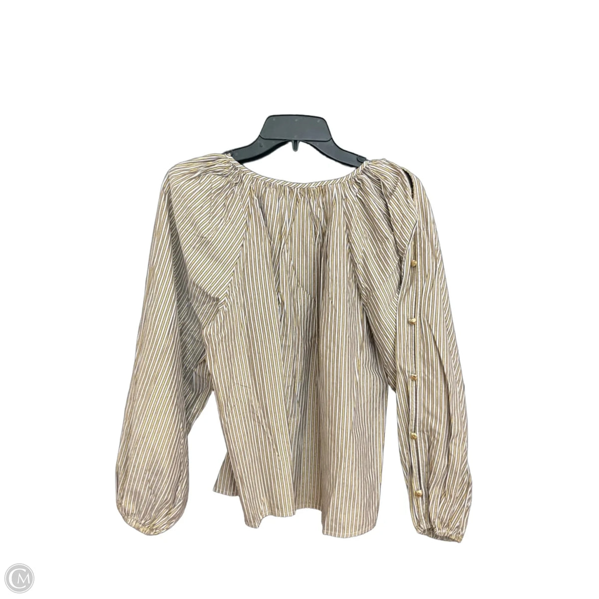Top Long Sleeve By Loft In Striped Pattern, Size: Xs
