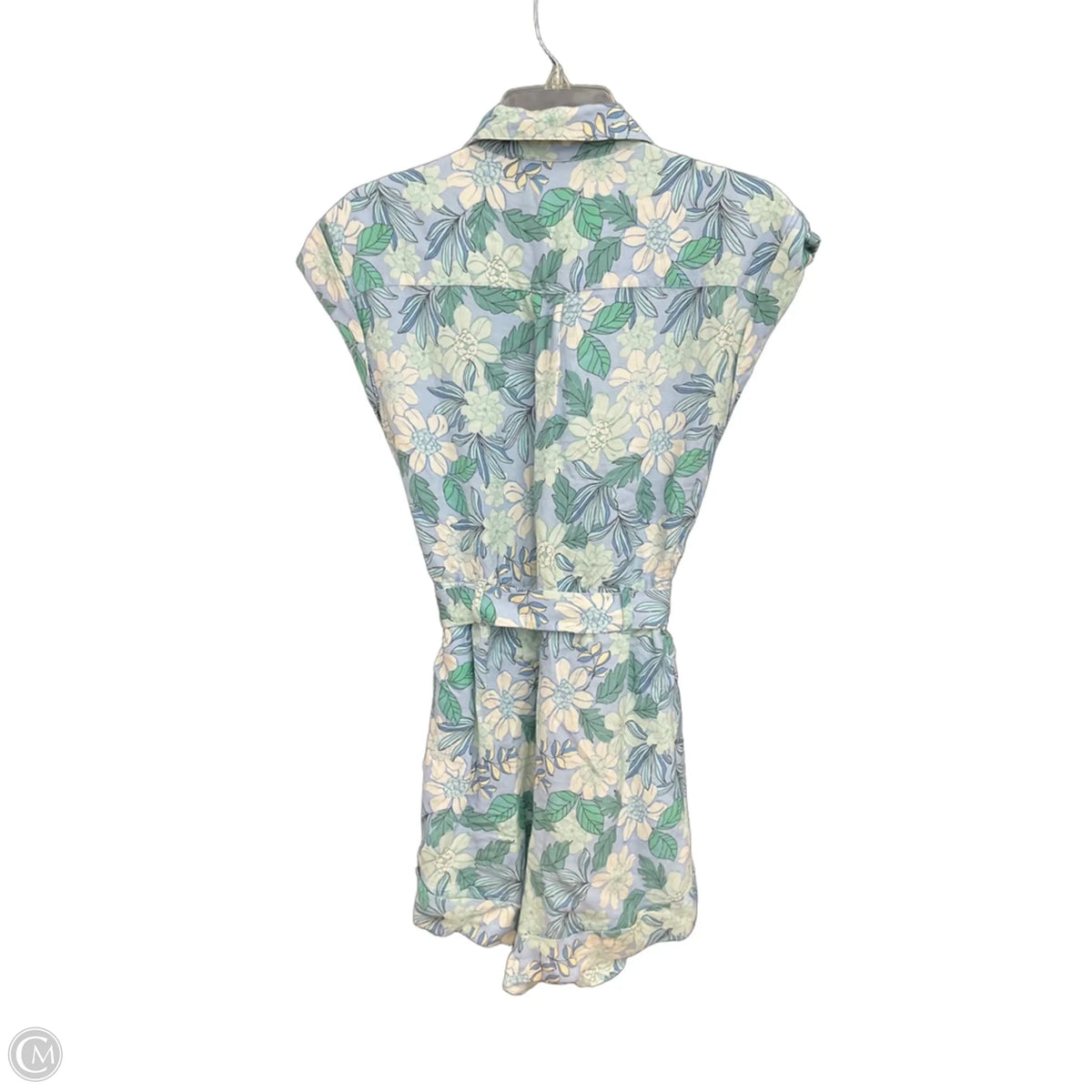 Romper By Loft In Blue & Green, Size: S