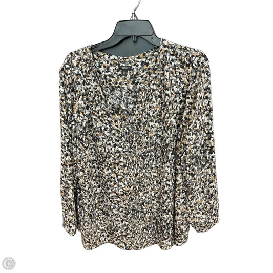 Top Long Sleeve By Talbots In Multi-colored, Size: 2x