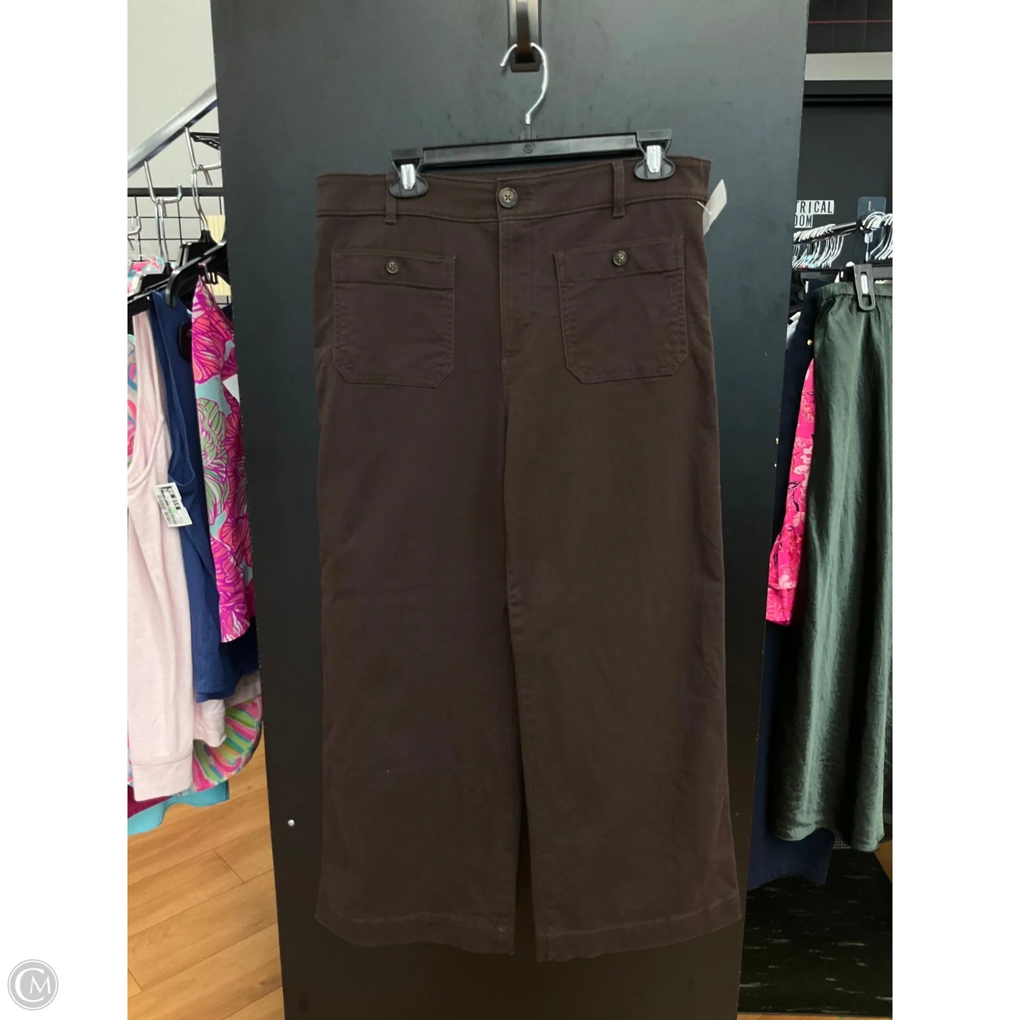 Pants Wide Leg By Loft In Brown, Size: M