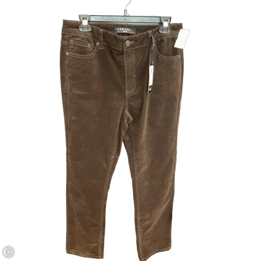 Pants Corduroy By Cma In Brown, Size: 12