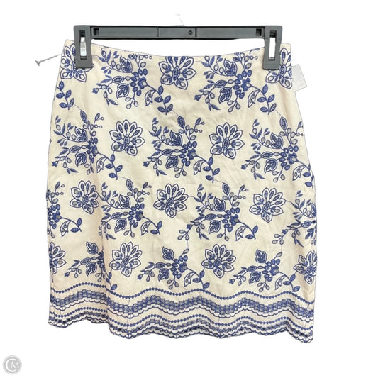 Skirt Mini & Short By Loft In Floral Print, Size: 0