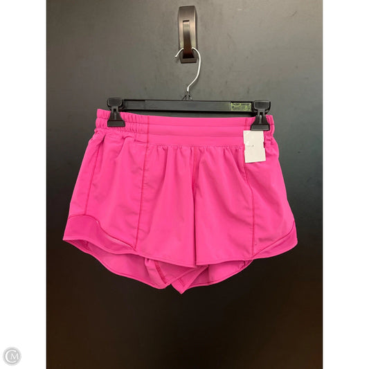 Athletic Shorts By Lululemon In Pink, Size: 6