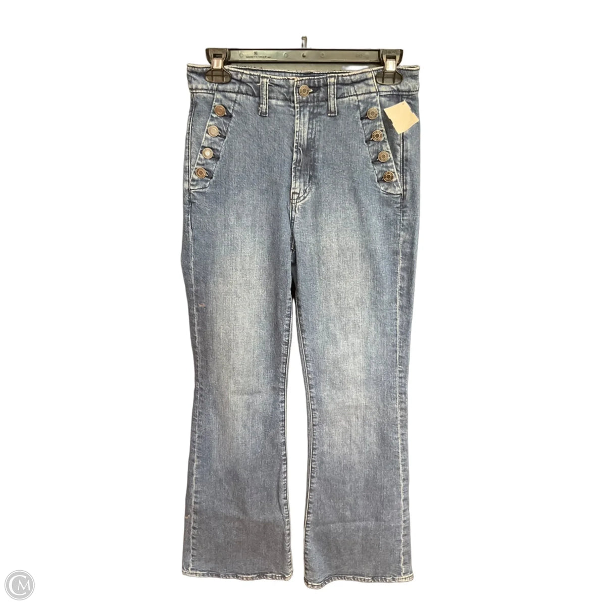 Jeans Flared By Gap In Blue Denim, Size: 2