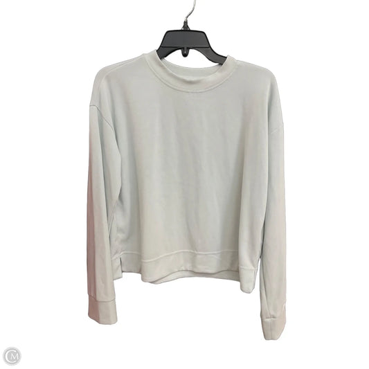 Athletic Top Long Sleeve Crewneck By Athleta In Blue, Size: M