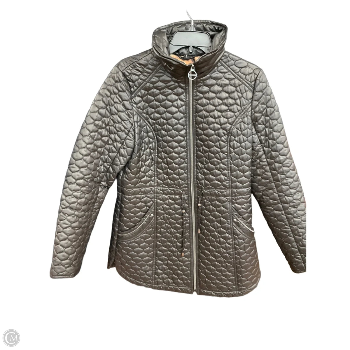 Coat Puffer & Quilted By Laundry In Black, Size: M