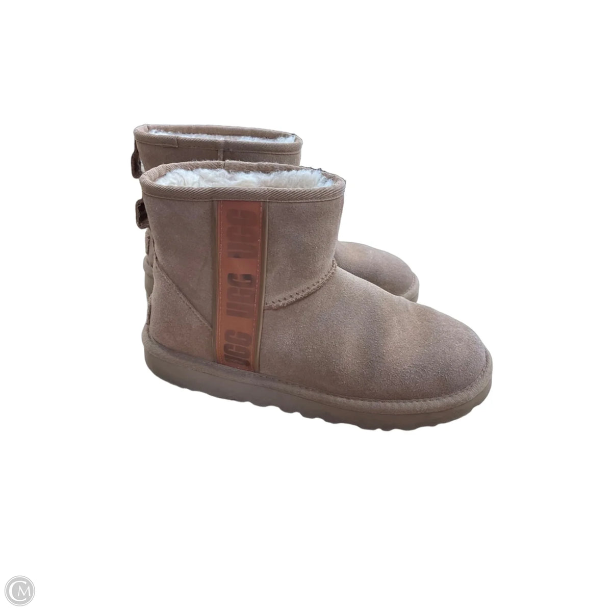 Boots Designer By Ugg In Brown, Size: 8