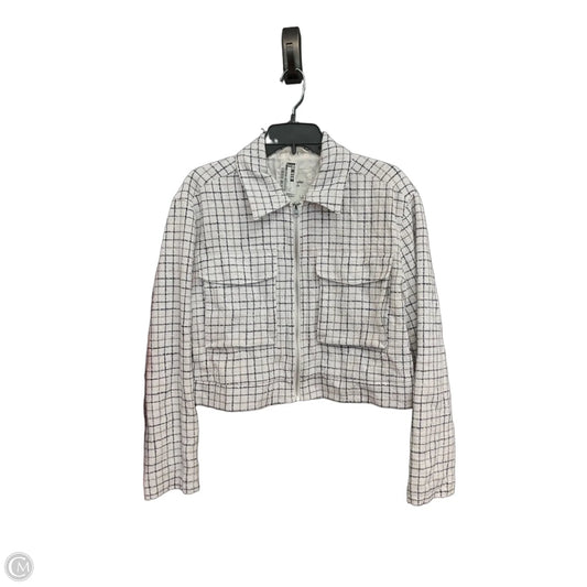 Jacket Fleece By Abercrombie And Fitch In White, Size: L