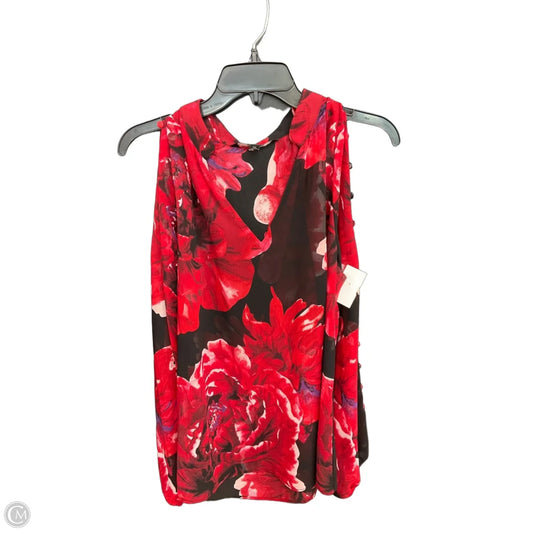 Top Long Sleeve By White House Black Market In Red, Size: Xl