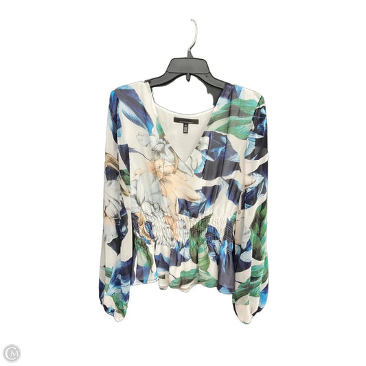 Top Long Sleeve By White House Black Market In White, Size: Xl