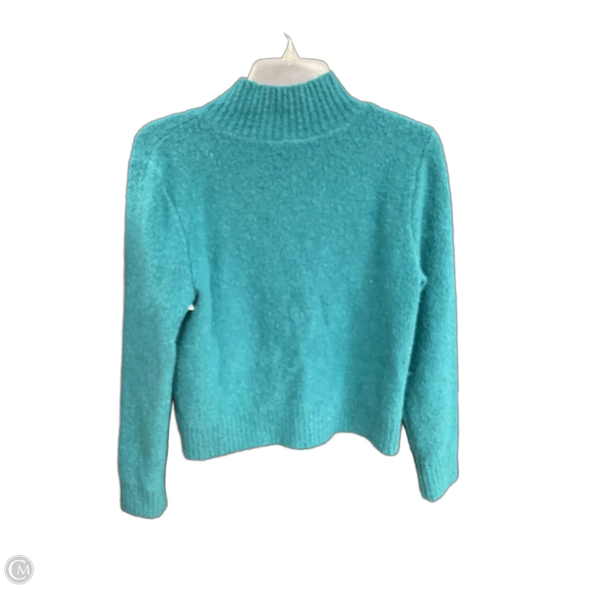 Jacket Fleece By Talbots In Green, Size: Mp
