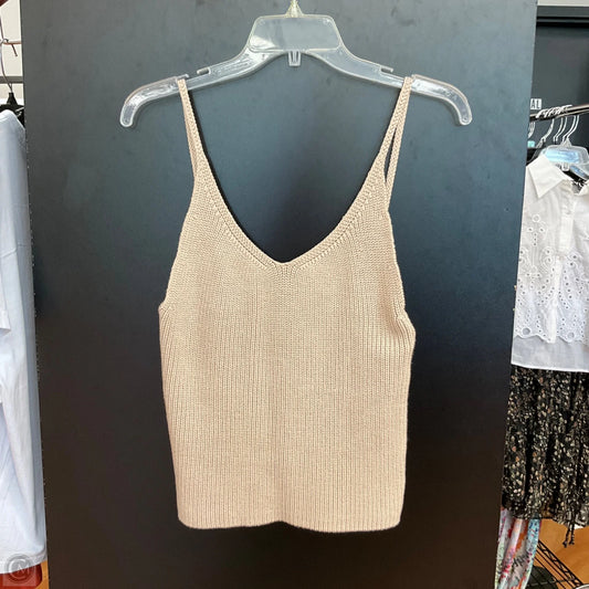 Top Sleeveless By Mod Ref In Beige, Size: M