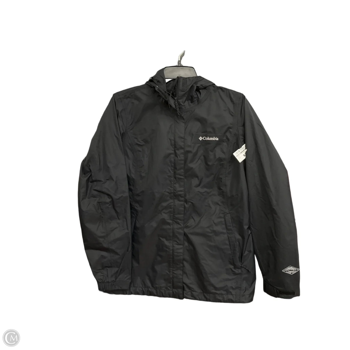 Jacket Windbreaker By Columbia In Black, Size: M