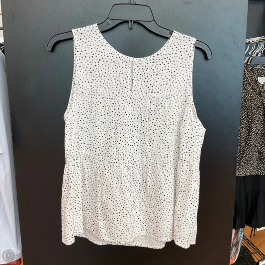 Top Sleeveless By Gap In Polkadot Pattern, Size: Sp