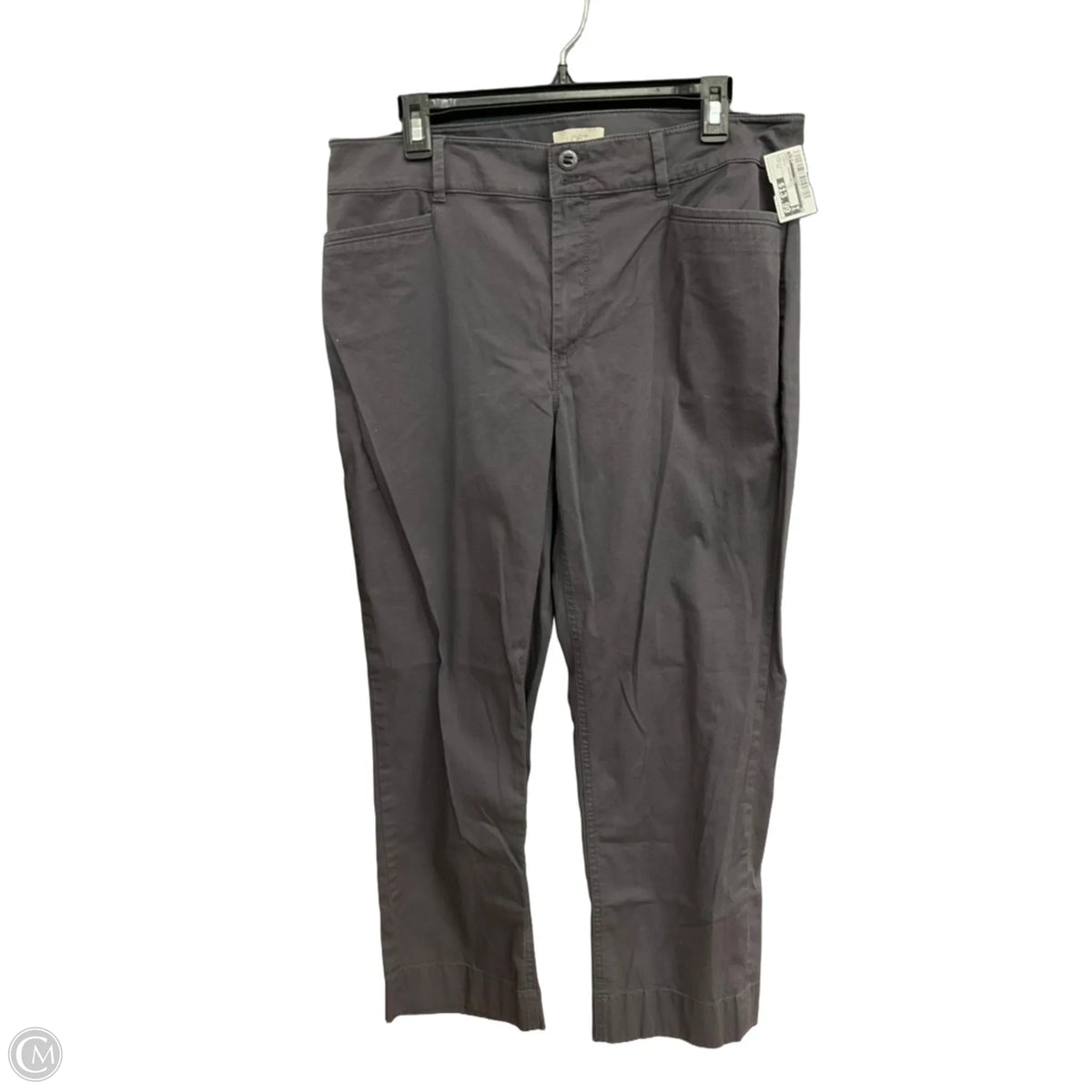 Pants Cropped By Loft In Purple, Size: 12