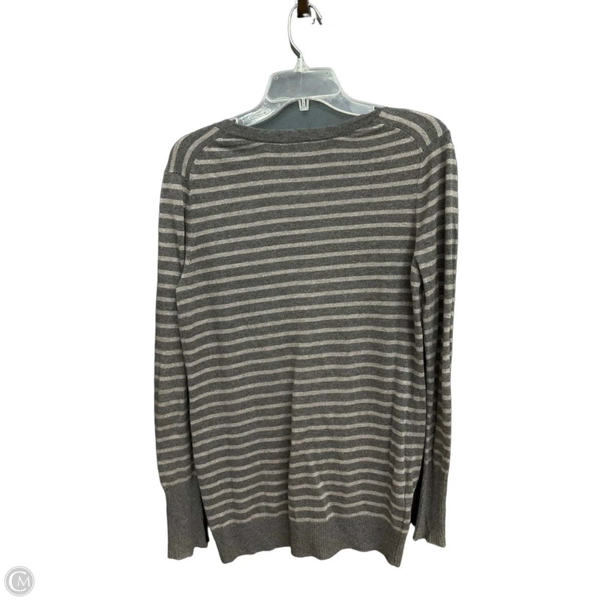 Cardigan By Loft In Striped Pattern, Size: S