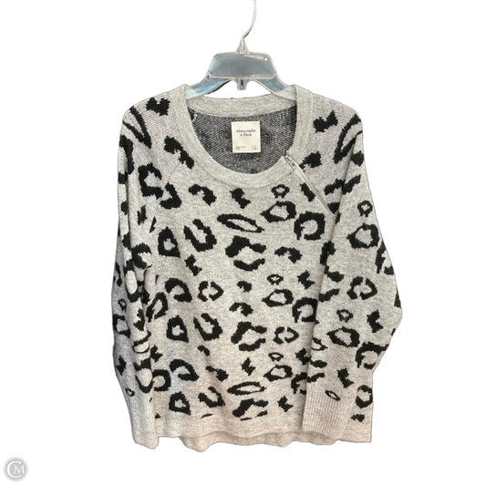 Sweater By Abercrombie And Fitch In Grey, Size: L