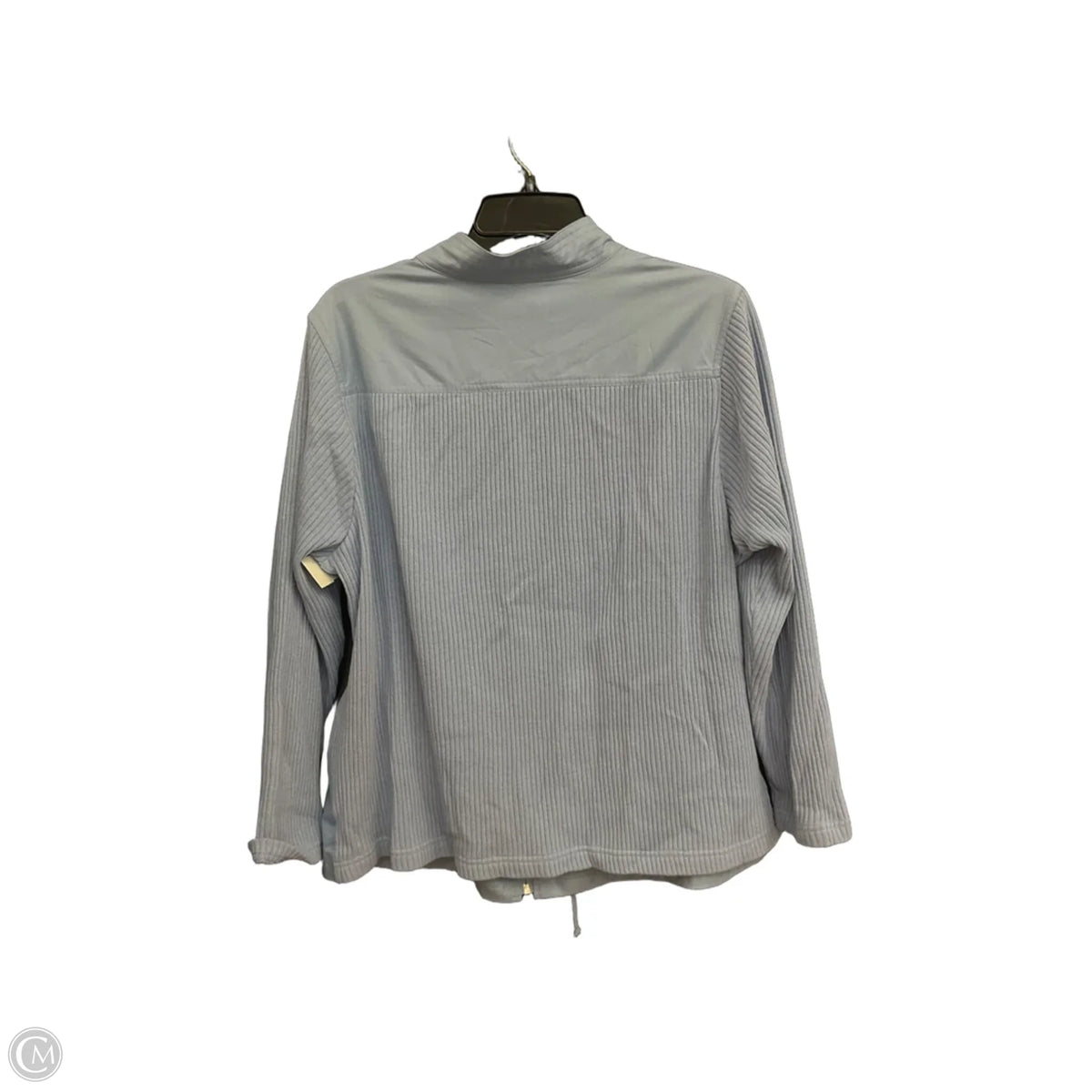 Jacket Shirt By Chicos In Blue, Size: L