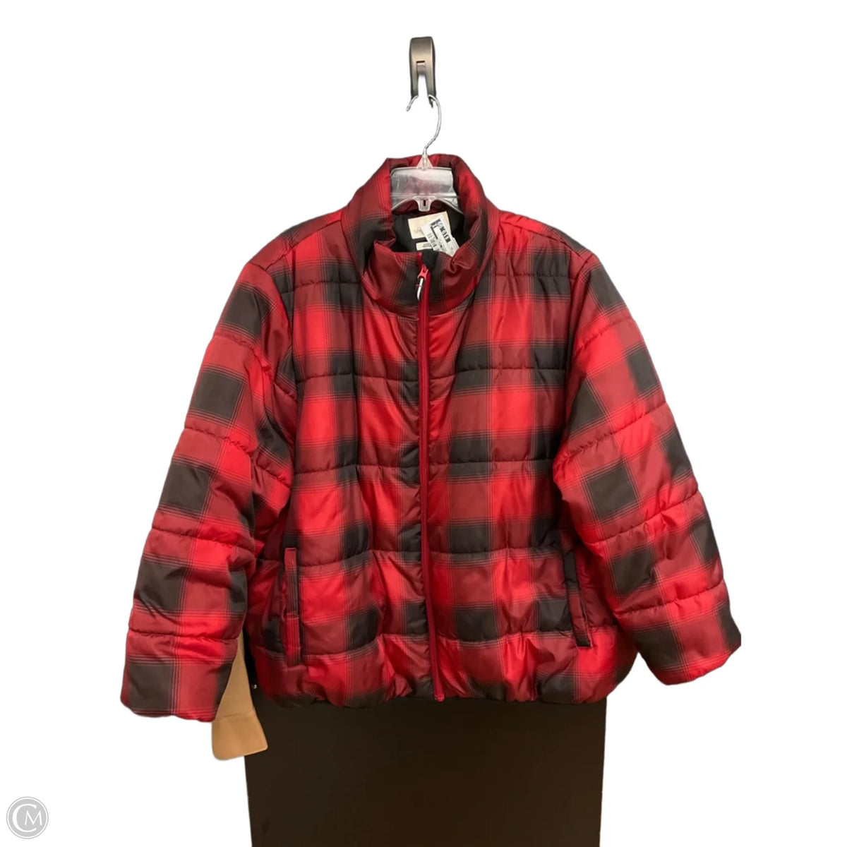 Coat Puffer & Quilted By Universal Thread In Red, Size: 3x