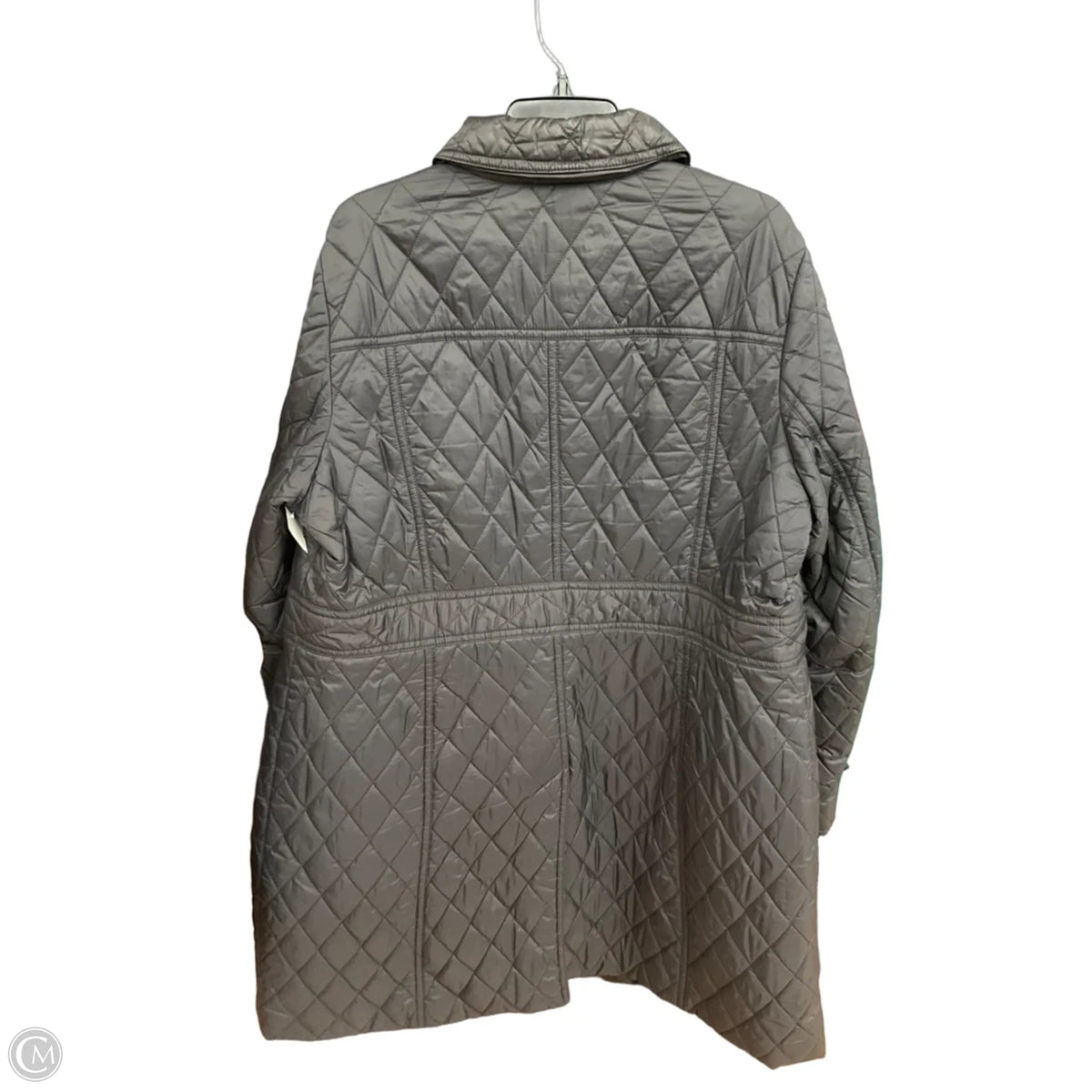 Coat Puffer & Quilted By Talbots In Black, Size: 1x