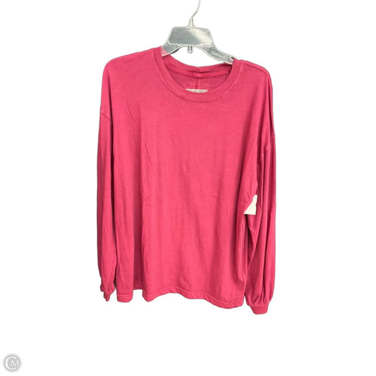 Top Long Sleeve By We The Free In Pink, Size: S