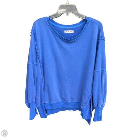 Sweatshirt Crewneck By We The Free In Blue, Size: Xs