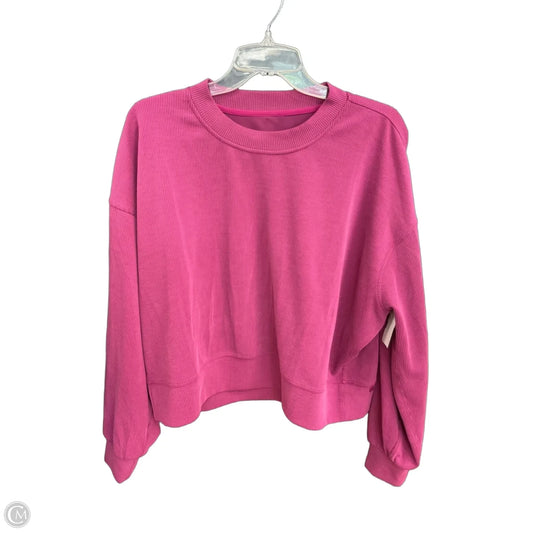 Sweatshirt Crewneck By Lululemon In Pink, Size: M