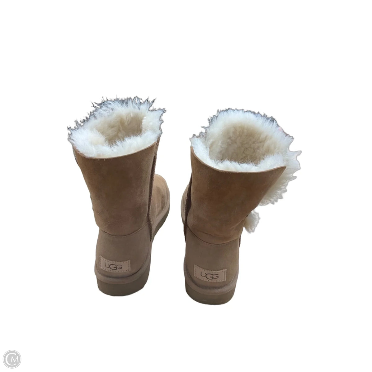 Boots Designer By Ugg In Brown, Size: 7