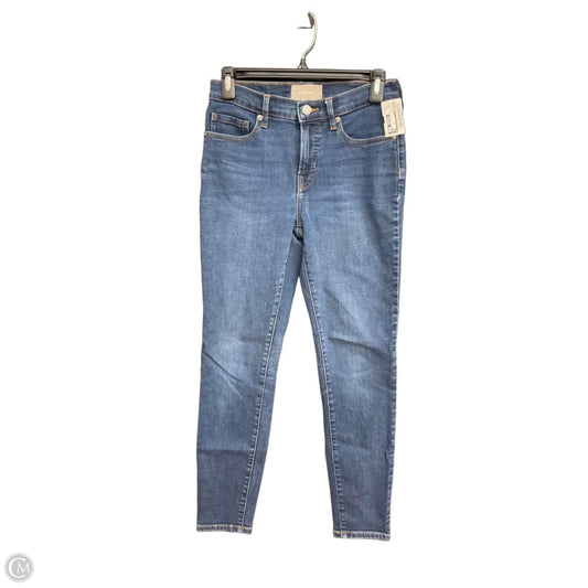 Jeans Straight By Ann Taylor In Blue Denim, Size: 10