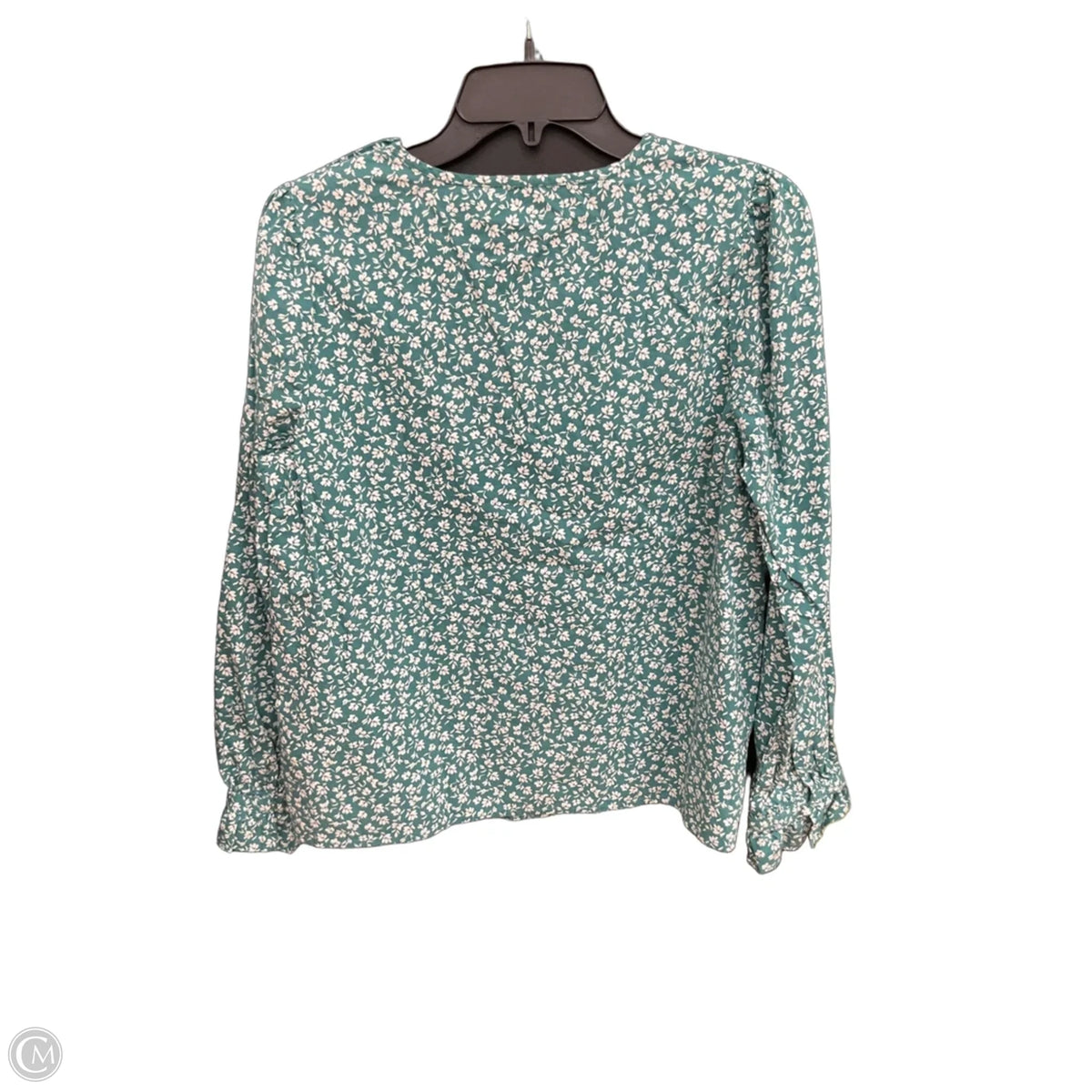 Top Long Sleeve By J. Crew In Green, Size: M