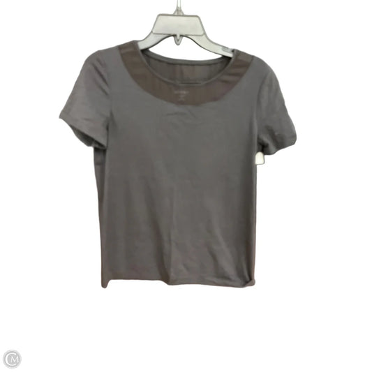 Top Short Sleeve Designer By Lafayette 148 In Black, Size: M