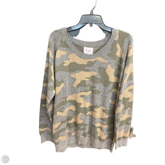 Sweater By Clothes Mentor In Camouflage Print, Size: Xl