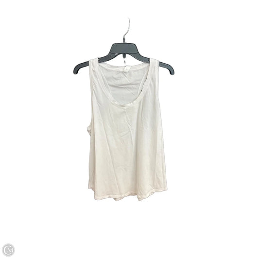 Athletic Tank Top By Lululemon In White, Size: Xl