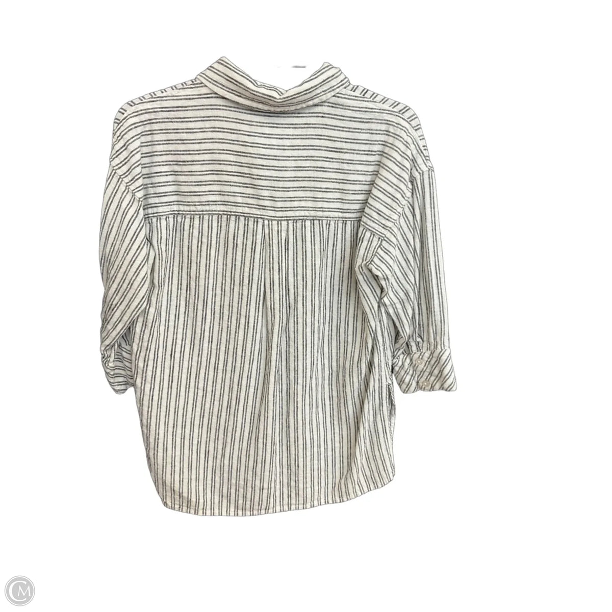 Blouse Designer By Jason Wu In Striped Pattern, Size: Xs