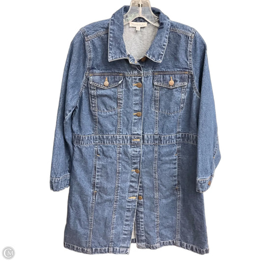Dress Casual Short By Northstyle In Blue Denim, Size: M