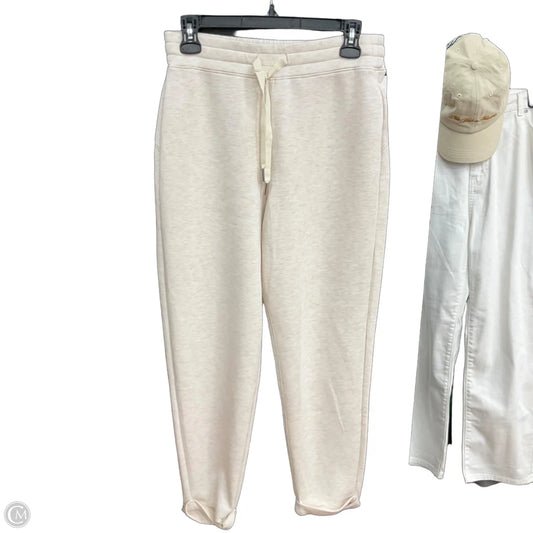 Athletic Pants By Spanx In Cream, Size: M
