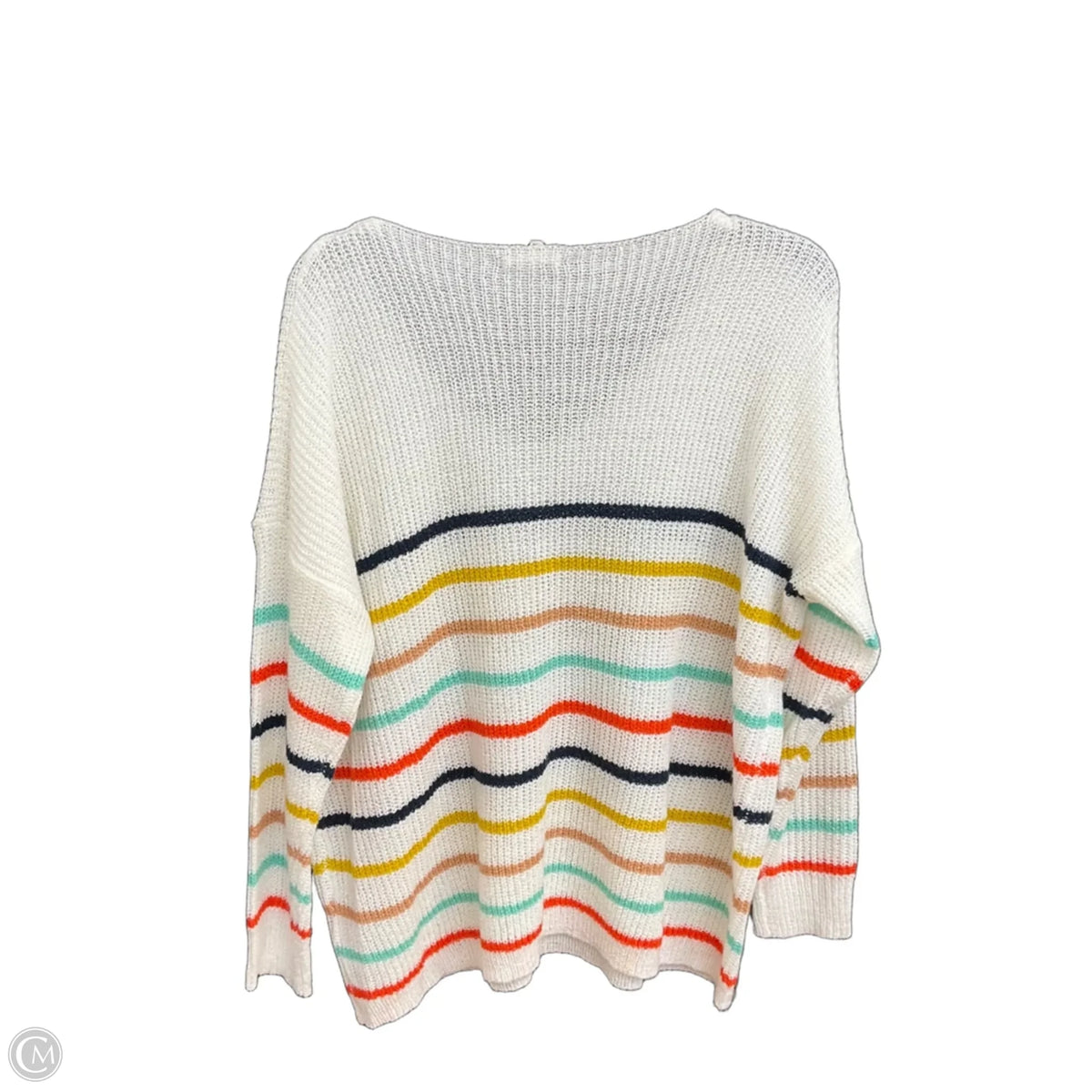Sweater By Entro In Striped Pattern, Size: M