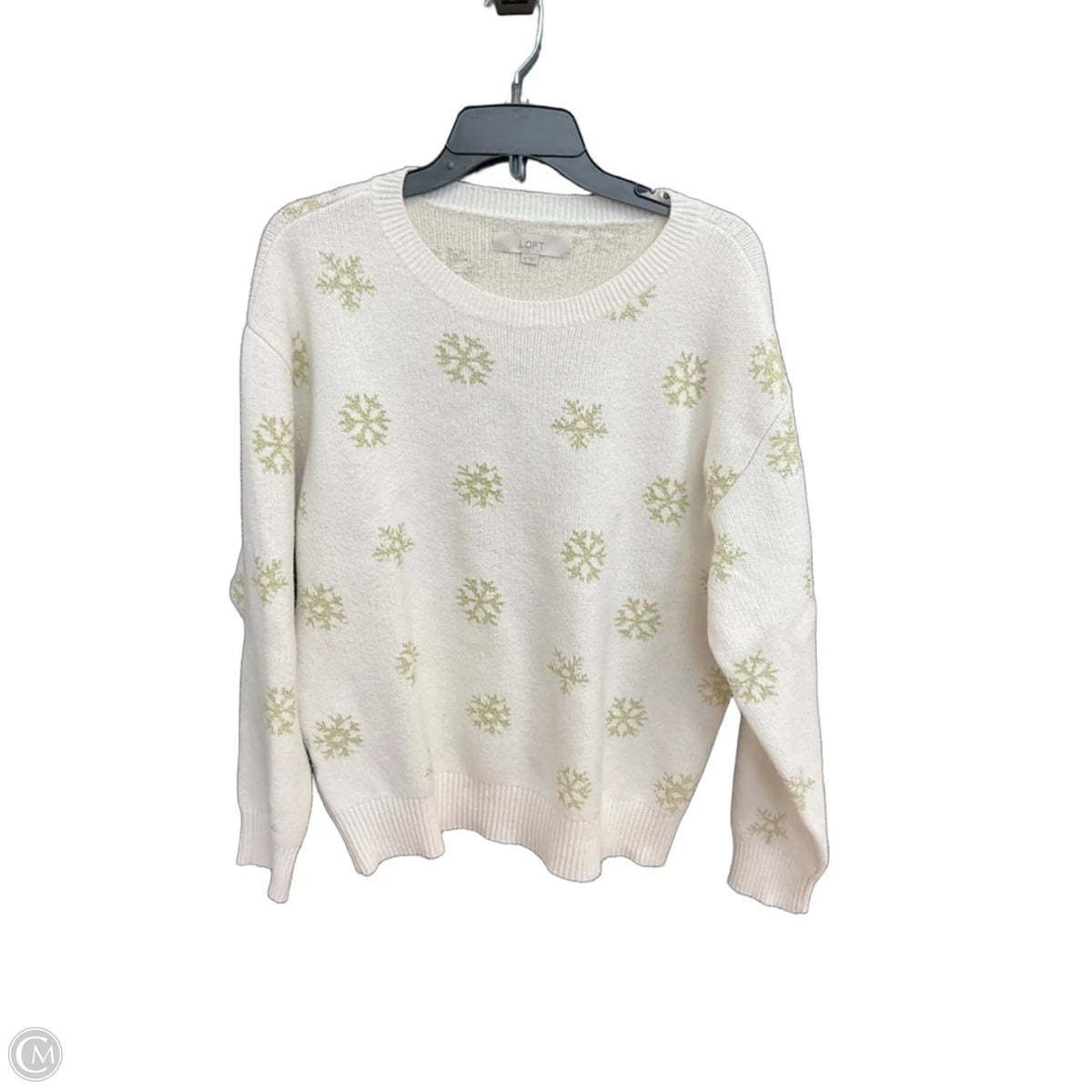 Sweater By Loft In White, Size: Xl