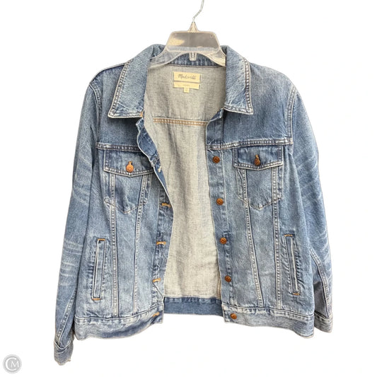 Jacket Denim By Madewell In Blue Denim, Size: 2x