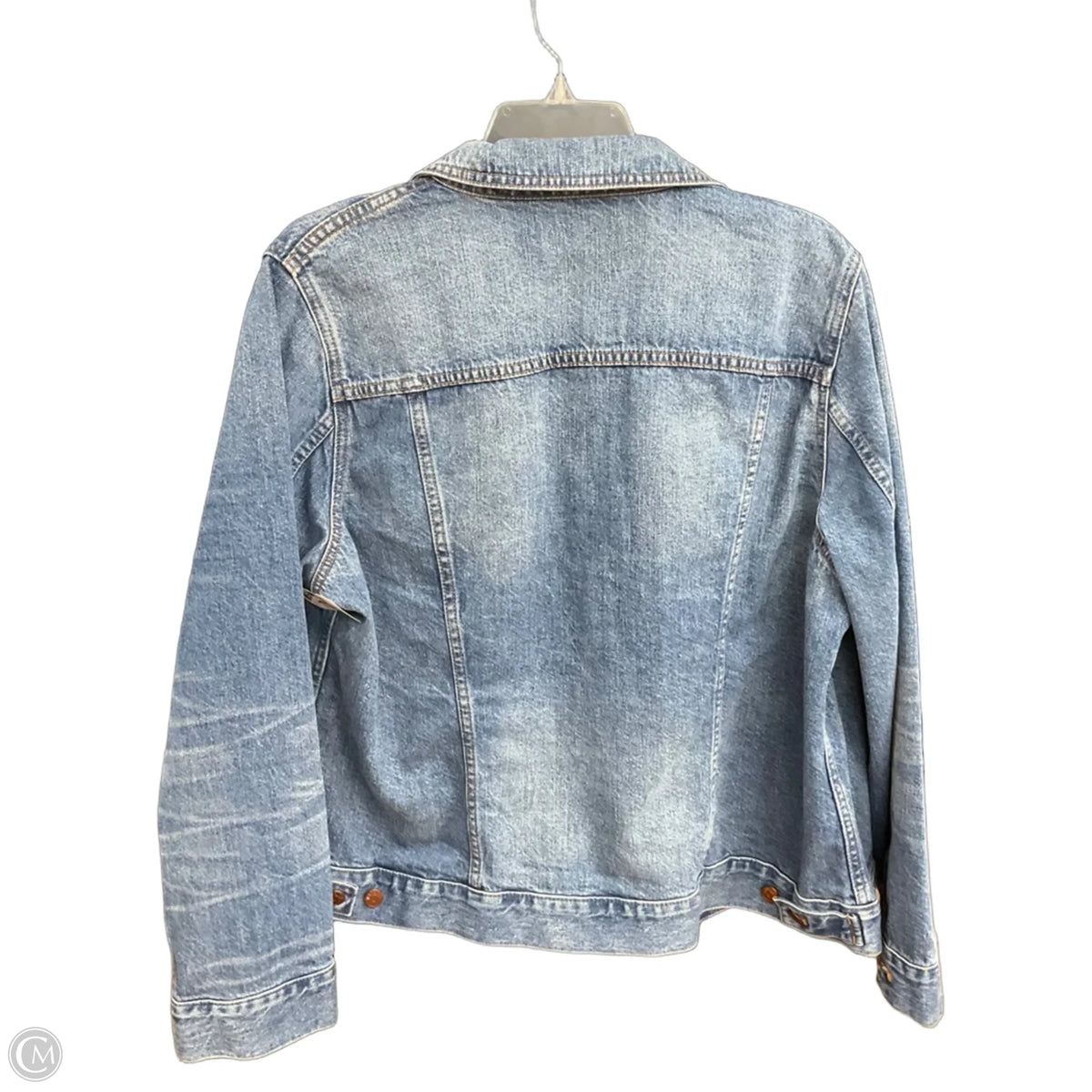 Jacket Denim By Madewell In Blue Denim, Size: 2x