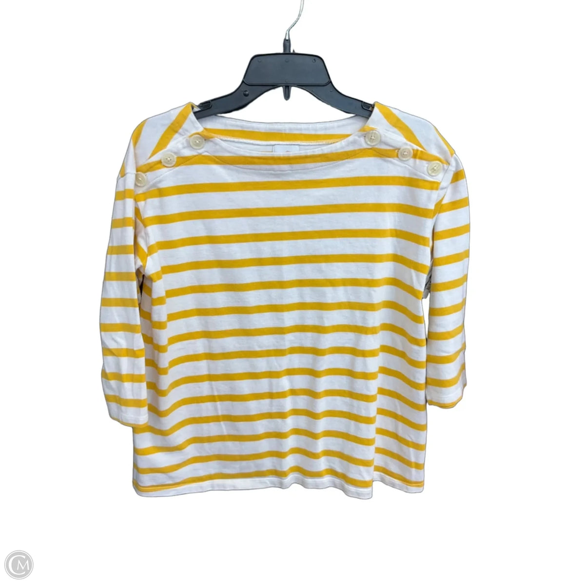 Top Long Sleeve By The Nines In Striped Pattern, Size: M