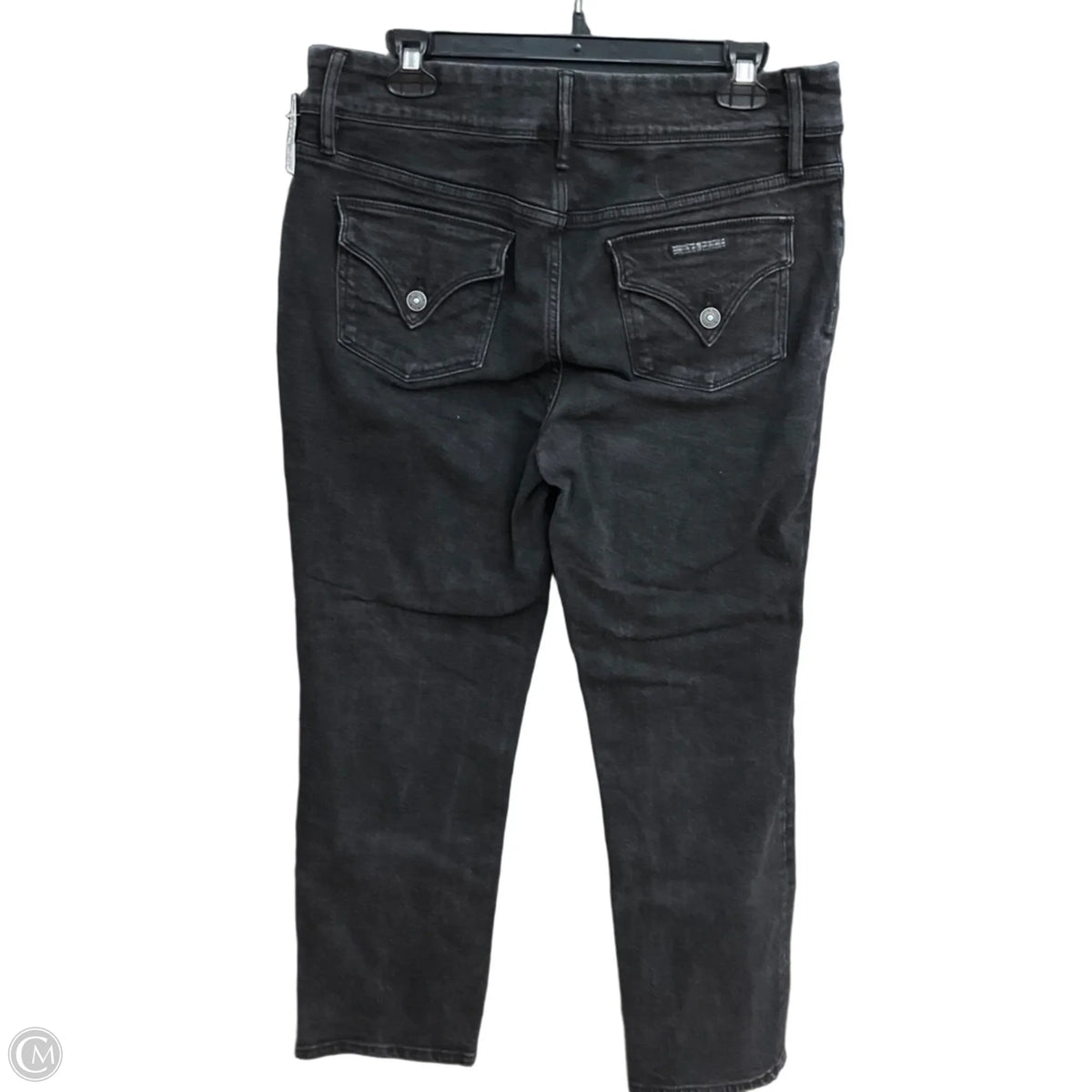 Jeans Straight By Hudson In Black, Size: 12