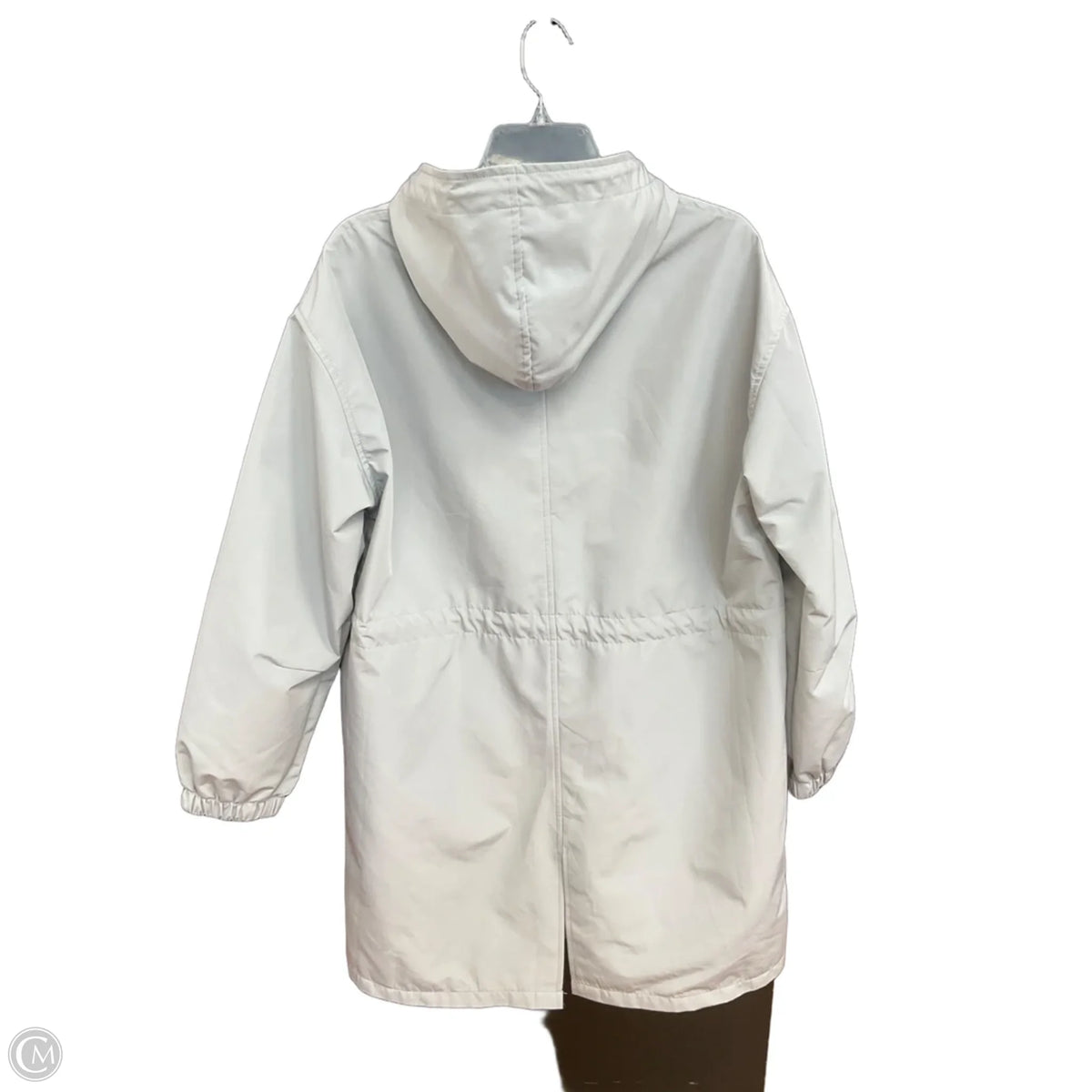 Coat Raincoat By Cmc In Grey, Size: S