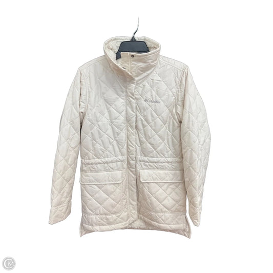 Coat Puffer & Quilted By Columbia In Cream, Size: S