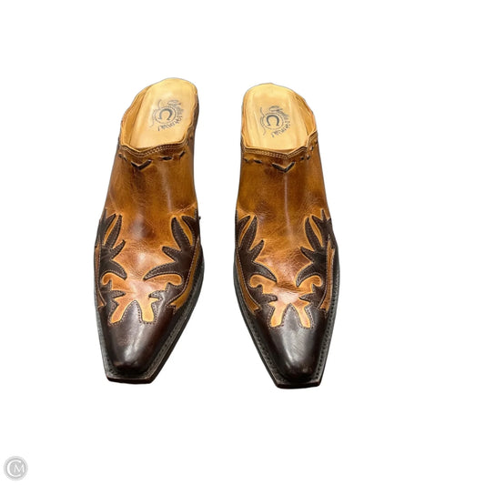 Shoes Heels Wedge By Cmb In Brown, Size: 10