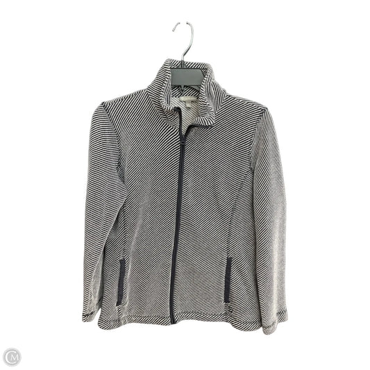Jacket Fleece By Talbots In Blue, Size: Mp